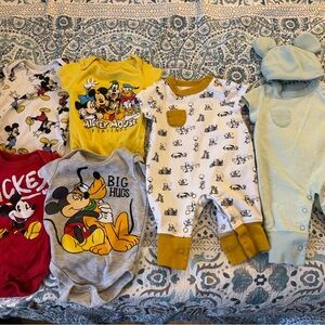 Disney brand 0-3 bundle [onesies + rompers]